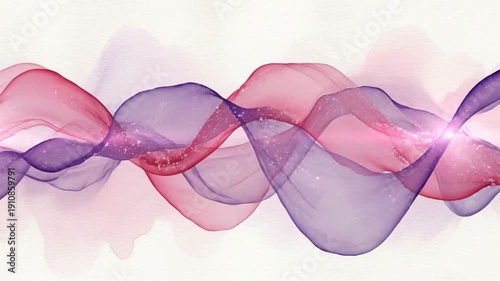 Abstract Wave Art - A Symphony of Color and Movement.