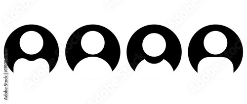 Vector flat illustration. Avatar, user profile, face icon, profile picture. Suitable for social media profiles, icons, splash screens and as a template.