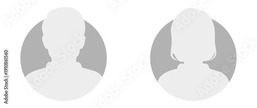 Vector flat illustration. Avatar, user profile, face icon, profile picture. Suitable for social media profiles, icons, splash screens and as a template.