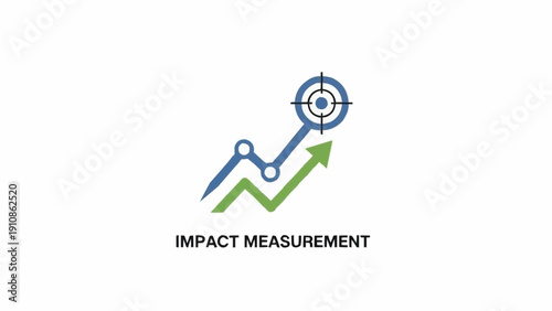 Impact measurement business growth chart.
