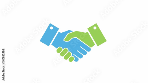 Handshake Business Partnership Agreement.
