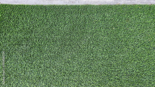 Obraz na płótnie Artificial green grass background