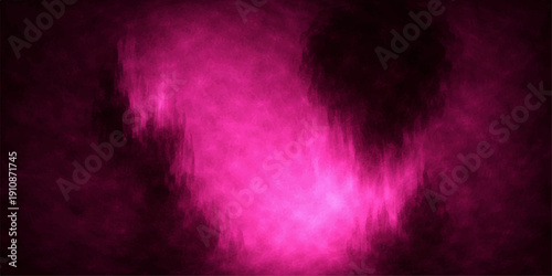 Abstract purple and pink smoky background with light and texture