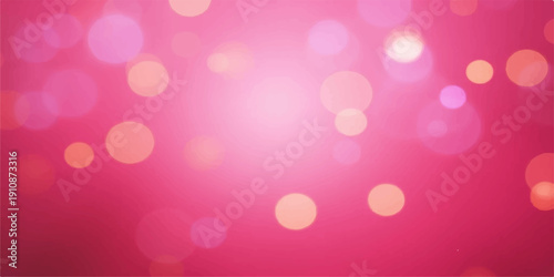 Wallpaper Mural Abstract pink bokeh background with glowing circles and decorative texture Torontodigital.ca