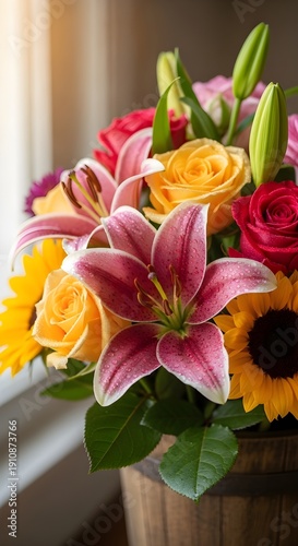 colorful flower arrangement