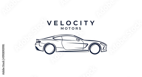 Vector Illustration of Sports Car.