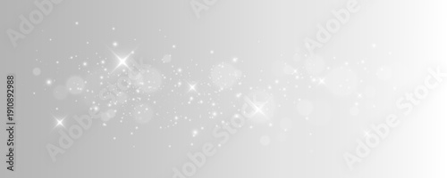Dust particles with shimmering glow, magical sparkle trail PNG, abstract vector PNG for magic illustrations.