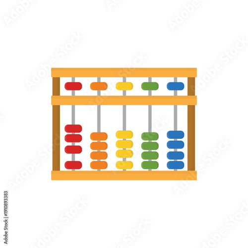 An old wooden abacus and a modern calculator represent the evolution of mathematics and accounting tools for business education and financial learning
