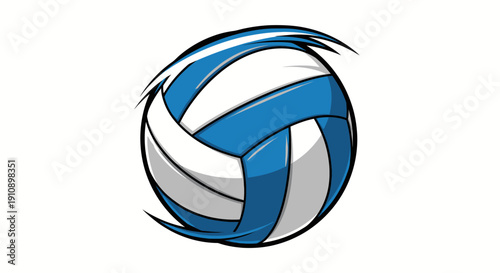 A 3d vector illustration set featuring a blue abstract font letter C and A designed as a sports icon sphere resembling a basketball or soccer ball button for a competition game design