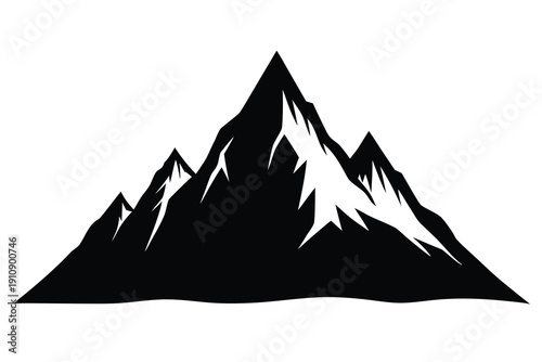 Mountain, Peak Range Silhouette