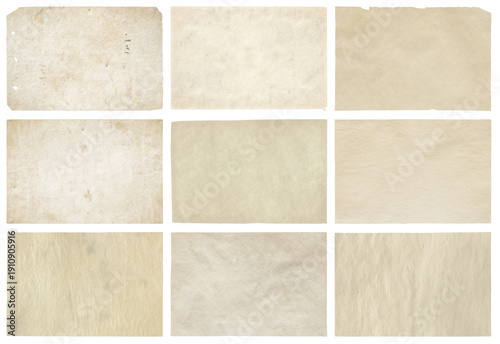 Various Textured Paper Backgrounds for Design