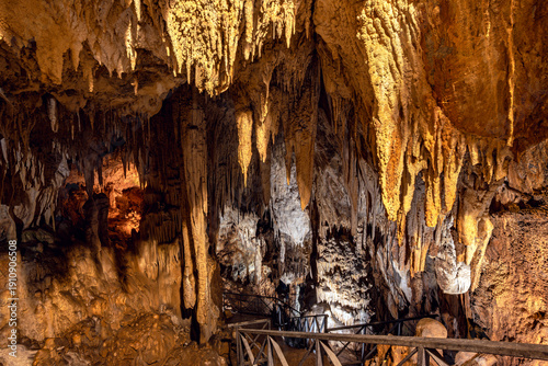 Tableau sur toile Maratea, Potenza district, Basilicata, Italy, Cave of Wonders in Marina di Marat