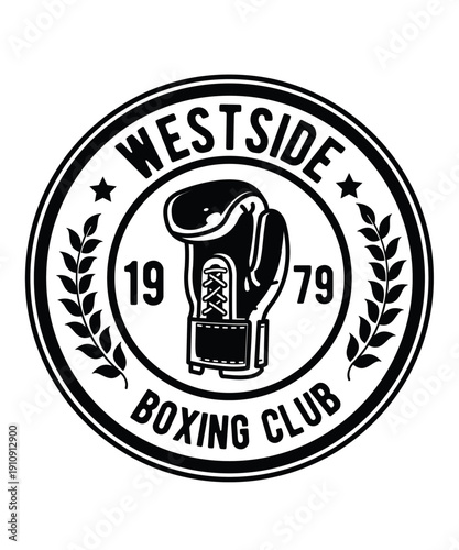 Westside Boxing Club Vintage Badge