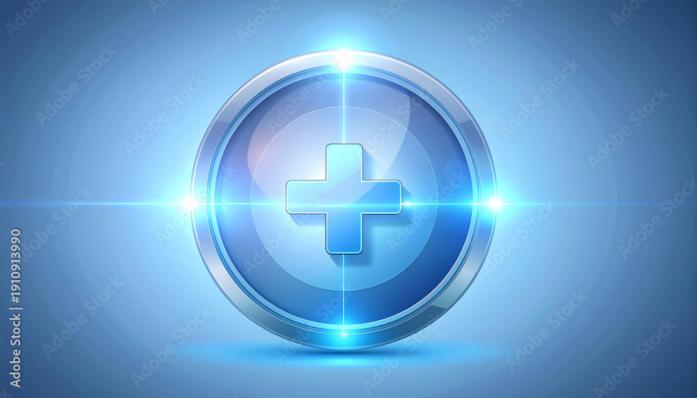 Obraz premium Medical health care icon design concept