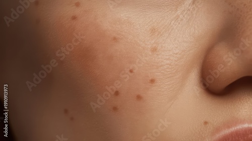 Wallpaper Mural Natural skin macro texture freckles fine lines organic body detail Torontodigital.ca