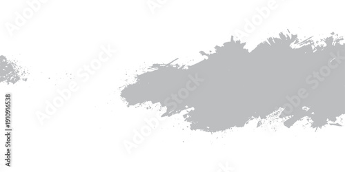 Abstract grunge background featuring a black ink splat over a black and white vector illustration map of Europe with country borders and a textured geography outline