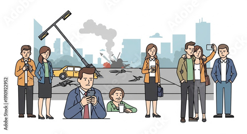 Business People in City Environment.