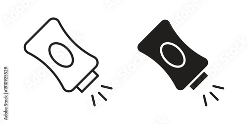 Baby powder icon illustrations. Pack of vector icons for ui ux