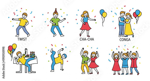 Children Dancing and Celebrating Together.