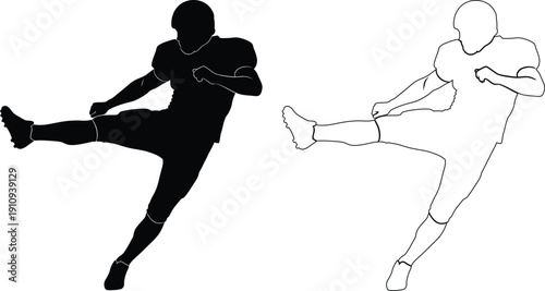 Comparison of martial arts high kick techniques between two practitioners