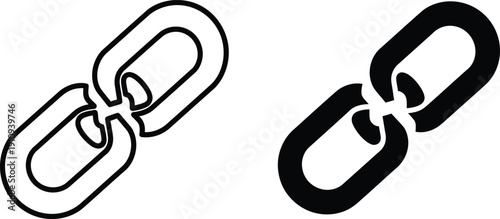 Chain Links Icon Set