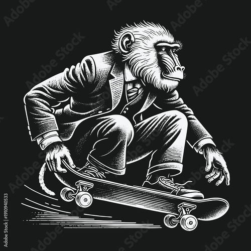 Baboon in a Suit: A Skateboarders Urban Adventure.