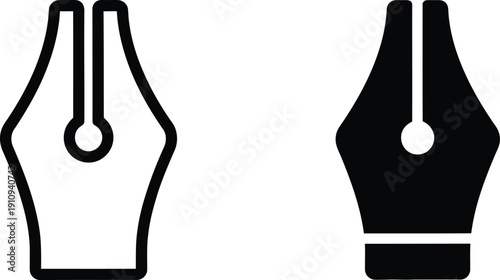 Fountain Pen Nib Icons