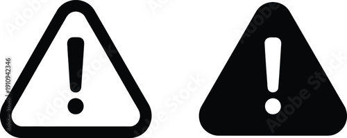 Warning Signs with Exclamation Marks