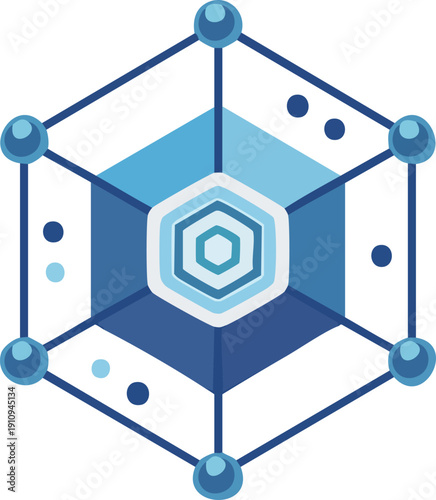 Clean Vector Graphic of Quantum Logic Node