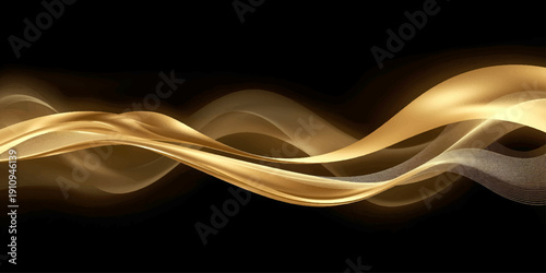 An abstract orange smoke wave design creates a flowing fractal pattern of light and motion against a black backdrop, blending fire-like energy with an artistic technology illustration effect