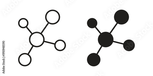 Network icon illustrations. Pack of vector icons for ui ux