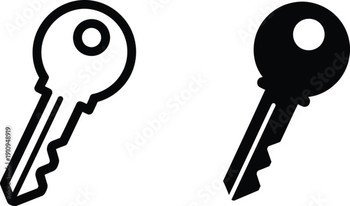 Keys in Black and White