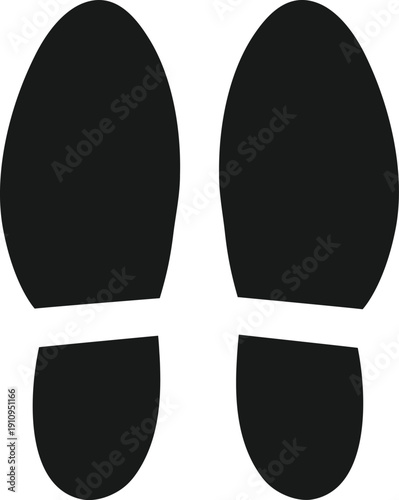 Black shoe sole inserts on a white background