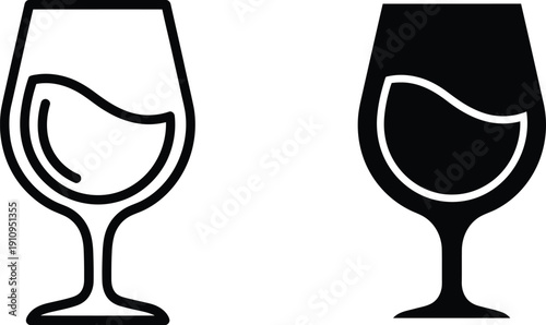 Wine Glass Icons