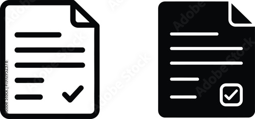 Document Icons Checklist