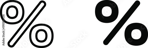 Percent Sign Symbols