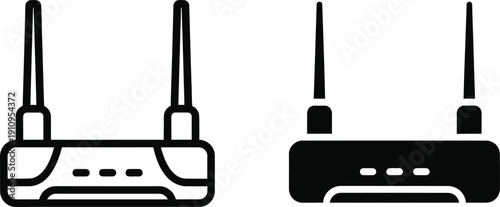 Wireless Router Icons