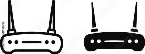 Wireless Router Icons