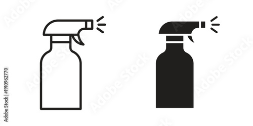 Water spray icon illustrations. Pack of vector icons for ui ux