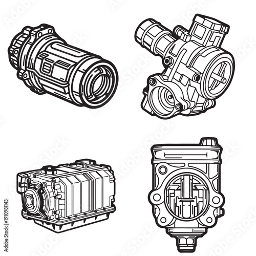 Industrial Transmission and Gearbox Housing