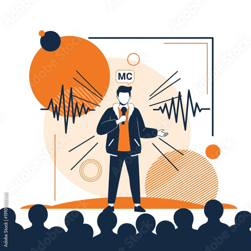 Engaging Master Of Ceremonies Delivers Inspiring Presentation To Eager Audience