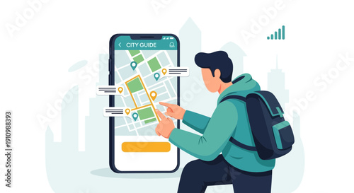 Exploring Urban Realms: Digital Navigation Through Modern Cityscape and Mobile Application
