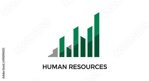 Innovative Human Resources Logo Displaying Growth and Company Development Perfectly