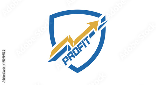 Iconic Branding Represents Successful Finance, Growth, And Profitable Business Strategies