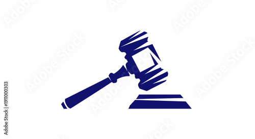 Justice Hammer Symbolizing Law, Governance, Legal Decisions, Rules and Court Proceedings