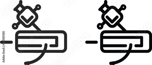 Verified Checkbox Icons for Secure Data Entry Forms