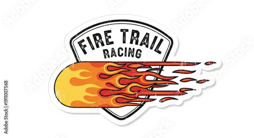 Fire Trail Racing Logo Design.