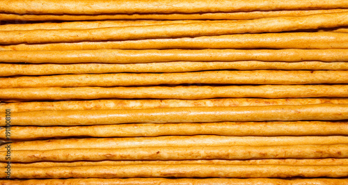 Sweet straw bakery products.Sweet straw for tea.Sticks of sweet straw.