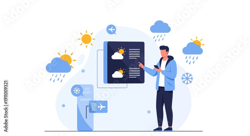 Innovative Weather Forecasting Interface For Modern Lifestyle Choices