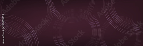 Premium background design with mocha mousse line pattern (texture) in luxury pastel color. Abstract horizontal vector template for business banner.plum noir colour background with golden circles.